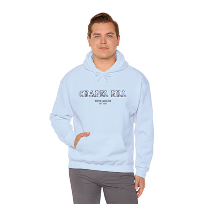 Chapel Bill Heavy Blend™ Hoodie - Straight - NC Est. 2025