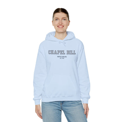 Chapel Bill Heavy Blend™ Hoodie - Straight - NC Est. 2025