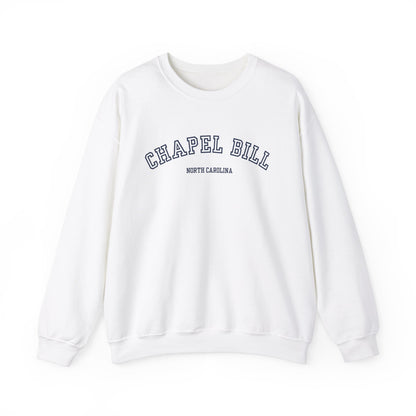 Chapel Bill Crewneck Sweatshirt - Curved - NC