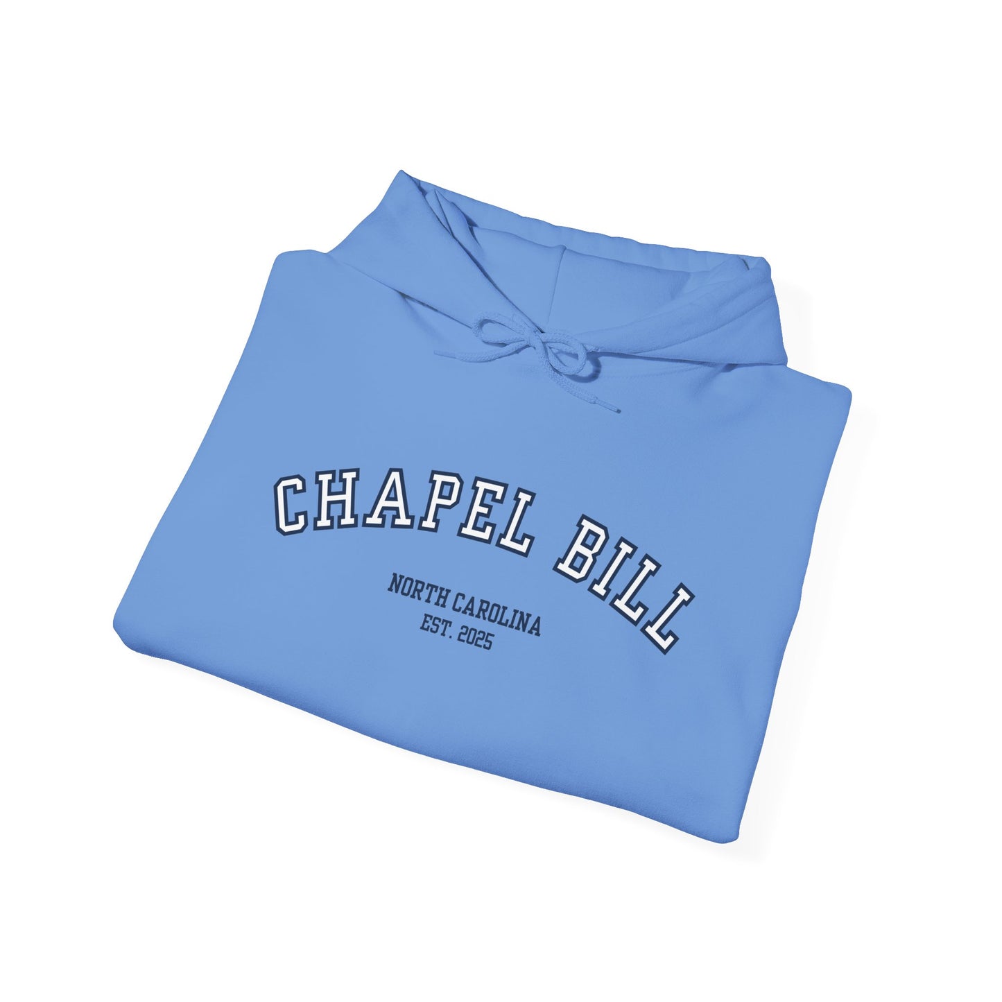 Chapel Bill Heavy Blend™ Hoodie - Curved - NC Est. 2025