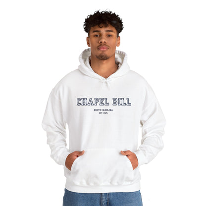 Chapel Bill Heavy Blend™ Hoodie - Straight - NC Est. 2025