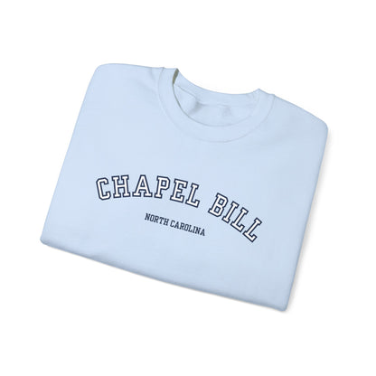 Chapel Bill Crewneck Sweatshirt - Curved - NC