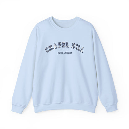 Chapel Bill Crewneck Sweatshirt - Curved - NC