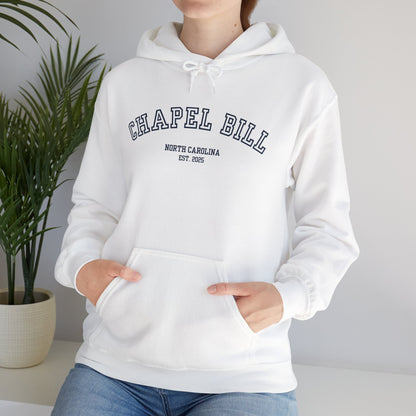 Chapel Bill Heavy Blend™ Hoodie - Curved - NC Est. 2025