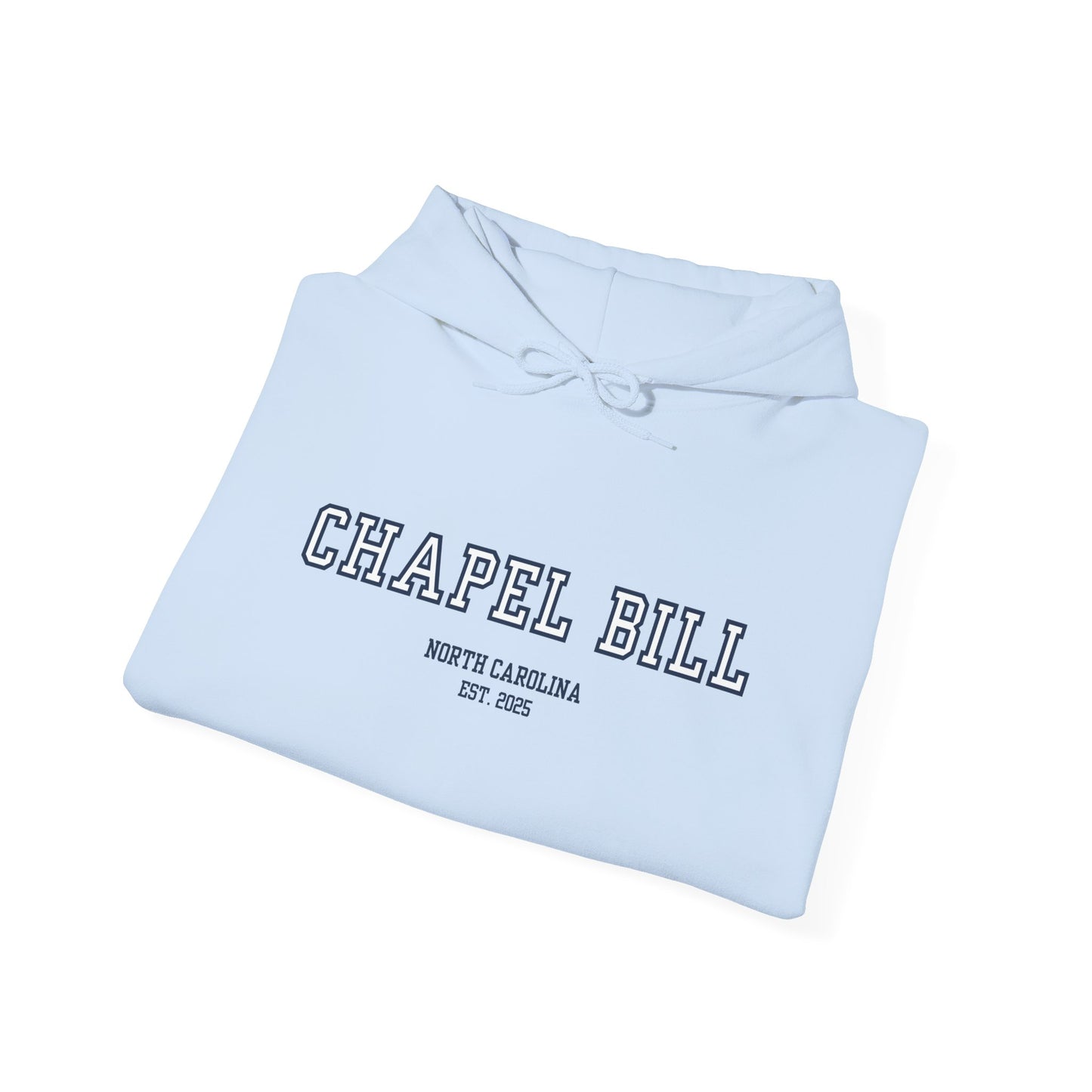 Chapel Bill Heavy Blend™ Hoodie - Straight - NC Est. 2025